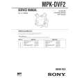 SONY MPKDVF2 Service Manual cover photo