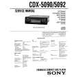 SONY CDX5092 Service Manual cover photo