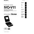 SONY IVO-V11 Owner's Manual cover photo
