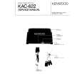 KENWOOD KAC622 Owner's Manual cover photo