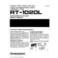 PIONEER RT1020L Owner's Manual cover photo