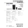 SONY SAWMS315 Service Manual cover photo