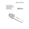 SENNHEISER MD 516 FE Owner's Manual cover photo