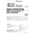 PIONEER DEH-P7000R-WEW Service Manual cover photo