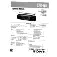 SONY CFD64 Service Manual cover photo