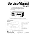 TECHNICS RSM44 Service Manual cover photo