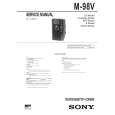 SONY M98V Service Manual cover photo