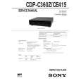 SONY CDP-C360Z Service Manual cover photo