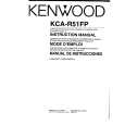 KENWOOD KCAR51FP Owner's Manual cover photo
