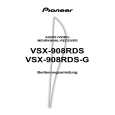 PIONEER VSX-908RDS/HY/GR Owner's Manual cover photo