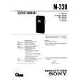 SONY M330 Service Manual cover photo
