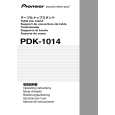 PIONEER PDK-1014 Owner's Manual cover photo