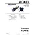 SONY VCL2030X Service Manual cover photo