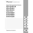 PIONEER XV-EV61A/DDRXJ Owner's Manual cover photo