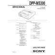 SONY DPP-MS300 Owner's Manual cover photo