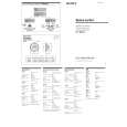 SONY XS-L1036 Owner's Manual cover photo