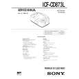 SONY ICFCD873L Service Manual cover photo