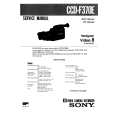 SONY CCDF370E Service Manual cover photo