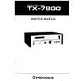 PIONEER TX7800 Service Manual cover photo