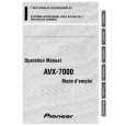 PIONEER AVX-7000 Owner's Manual cover photo