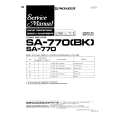 PIONEER SA770BK Service Manual cover photo