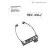 SENNHEISER HDE 300-7 Owner's Manual cover photo
