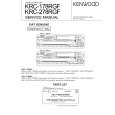 KENWOOD KRC178RGF Service Manual cover photo