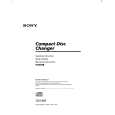 SONY CDX-805 Owner's Manual cover photo