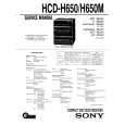 SONY HCDH650/M Service Manual cover photo
