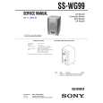 SONY SSWG99 Service Manual cover photo