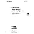 SONY SPPA974 Owner's Manual cover photo