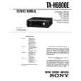 SONY TA-H6800E Service Manual cover photo