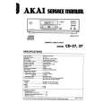 AKAI CD-27 Service Manual cover photo