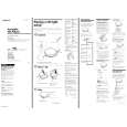 SONY D-E350D Owner's Manual cover photo