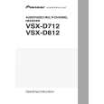 PIONEER VSX-D712-K/KCXJI Owner's Manual cover photo