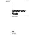 SONY CDP-C625 Owner's Manual cover photo
