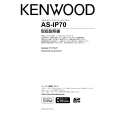 KENWOOD AS-IP70 Owner's Manual cover photo