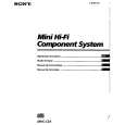 SONY MHC-C33 Owner's Manual cover photo