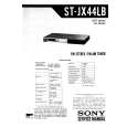 SONY STJX44LB Service Manual cover photo