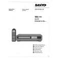 SANYO VHRD4710G/ES Owner's Manual cover photo