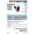 SONY DCRPC1000E Service Manual cover photo
