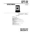 SONY CFT-22 Service Manual cover photo