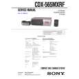 SONY CDX565MXRF Service Manual cover photo
