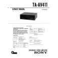 SONY TAAV411 Service Manual cover photo