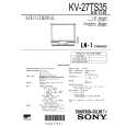 SONY KV27TS35 Service Manual cover photo