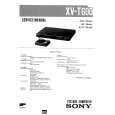 SONY XV-T600 Service Manual cover photo