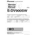 PIONEER S-DV900SW/DDPWXJI Service Manual cover photo