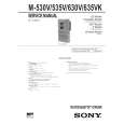 SONY M635V Service Manual cover photo
