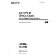SONY SPPA9276 Owner's Manual cover photo