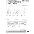 KENWOOD KAF1030 Service Manual cover photo